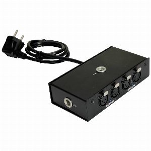 DMX splitter 1 -> 2. 5p/3p černý Eurolite split 2